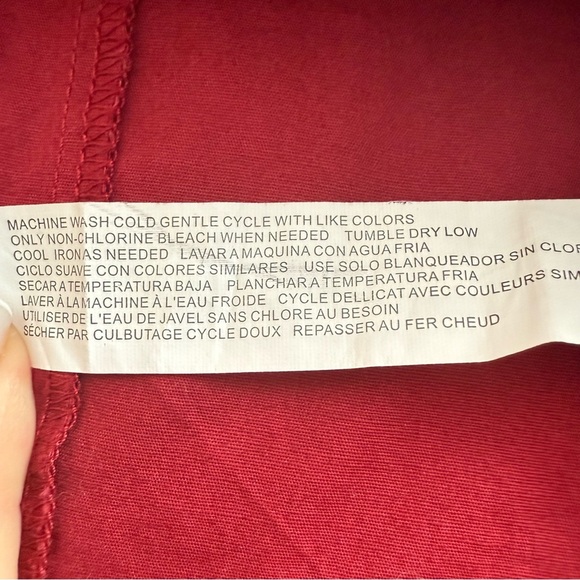 Eloquii Plus Size Burgundy Blouse - Picture 8 of 8